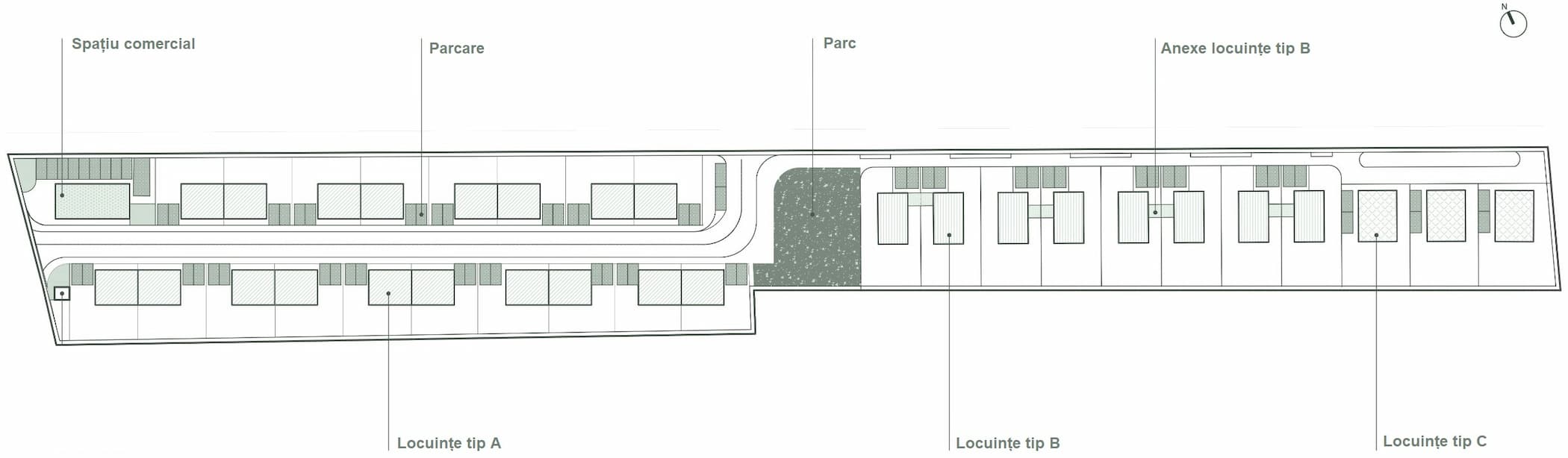 Plan de ansamblu Calla Residence